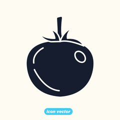 tomato icon. tomato vegetable symbol template for graphic and web design collection logo vector illustration