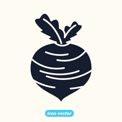 beetroot icon. beetroot vegetable symbol template for graphic and web design collection logo vector illustration