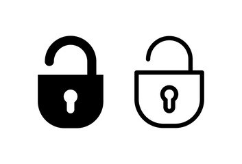 Lock icon set. Padlock icon vector. Encryption icon. Security symbol