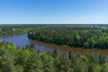 River landscapes of the resort Druskininkai, Lithuania