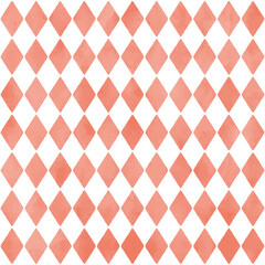 Simple watercolor diamond pattern. Vector illustration that can be easily resized. 
A seamless background that is perfect for wallpapers.