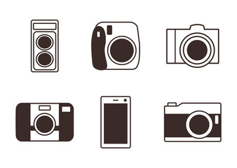 カメラ　セット　モノクロ