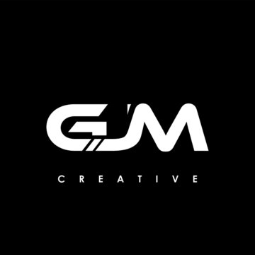GJM Letter Initial Logo Design Template Vector Illustration