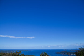 おしか番所公園の展望台から望む太平洋 | 宮城県石巻市鮎川浜