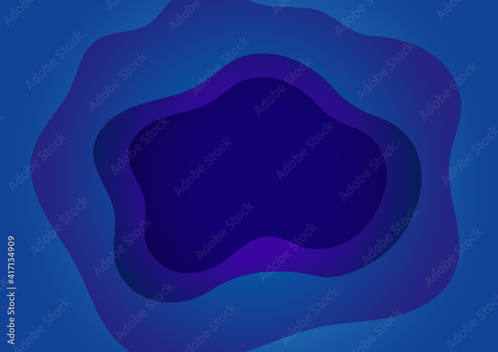 Poster abstract blue vector background. template for design