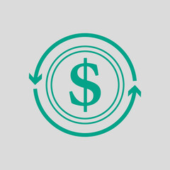 Cash Back Coin Icon