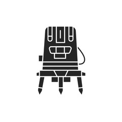 Electric laser level color line icon. Pictogram for web page, mobile app, promo.