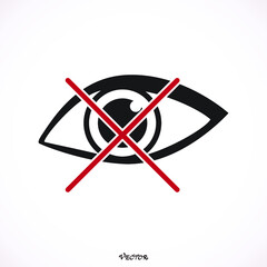 Invisible icon. Hide icon.