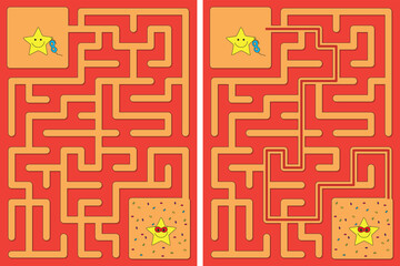 Easy little star maze