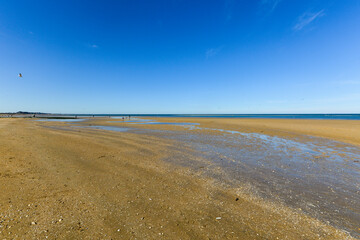 plage, sable, Houlgate, Calvados, 14, Normandie