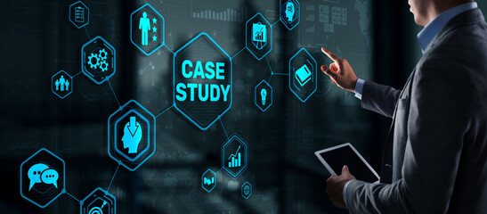 Case Study Education concept. Analysis of the situation to find a solution