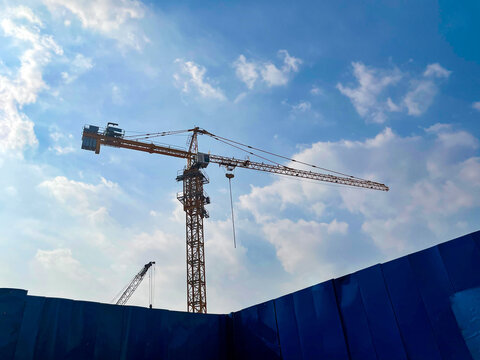 Crane at the construction site
