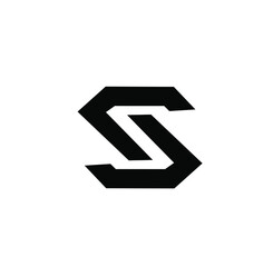 Simple abstract s logo