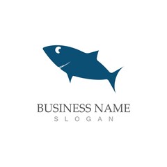 Shark illustration Logo