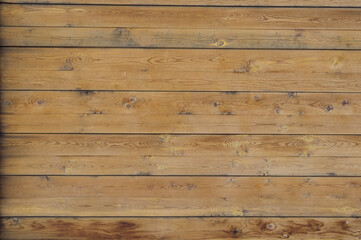 Obraz premium Large size wooden planks texture. Boards folded into a shield. Natural wood.