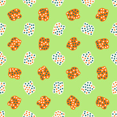 Abstract seamless pattern. Beautiful for textile, paper print, scrapbooking or wallpaper. Vector illustration. Cute colorful background.