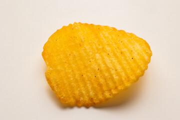Crispy potato chips. Snacks Fast food or junk food snacks unhealthy concept.