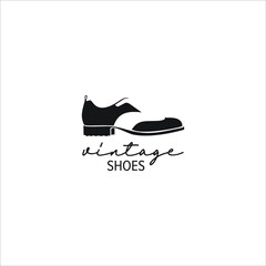 Premium Vintage shoes Store and Sneaker store logo template collection