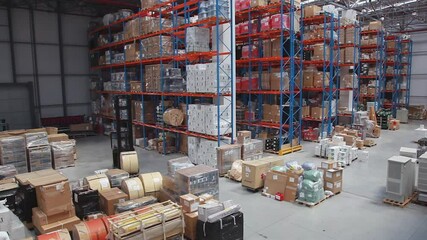 Loaded Distribution Center Fulfilment Warehouse Commercial Building