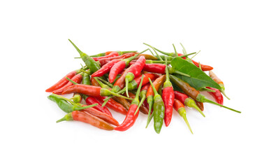 Chilli Padi,  Bird Chilli on white background