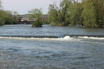 Spring views of the River while walking the Boardwalk