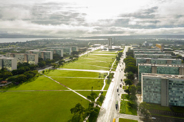 Brasilia, esplanade of ministries in the Federal District, Brasilia, Brazil,