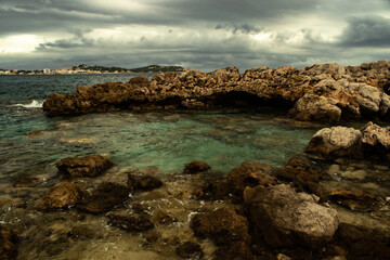 cueva en la costa de mallorca