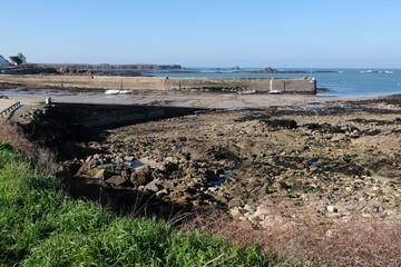 Port de Portivy à marée basse