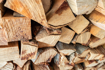 storing place for wood in winter to use them for warming up our houses in the fireplaces