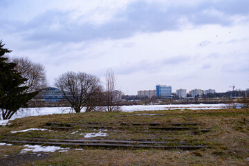 Obraz premium the city in the winter