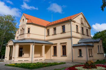 Palanga Kurhaus (1877) rebuilt after the fire of the Counts Tyshkevichs