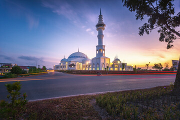 Fototapeta na wymiar Sunset Moment at Batam island Wonderful Indonesia