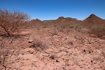 beautiful landscape view in Namibia – Africa