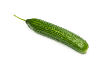 Cucumber isolated on white background.