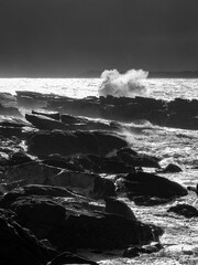 Tempête en bretagne