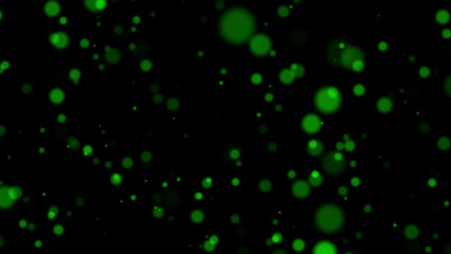 Particles with Alpha Channel (Looped) - Green