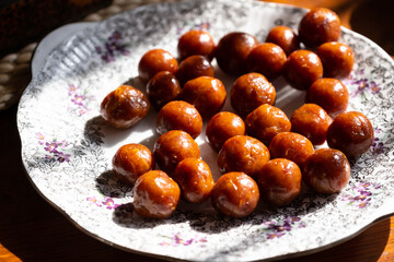 Bowl of dates without seeds