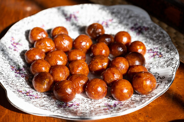 Bowl of dates without seeds