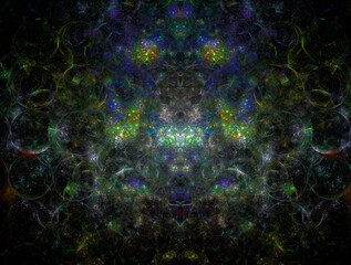 Imaginatory fractal background Image