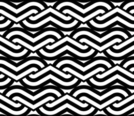 Vector geometric texture. Monochrome repeating pattern with circles.