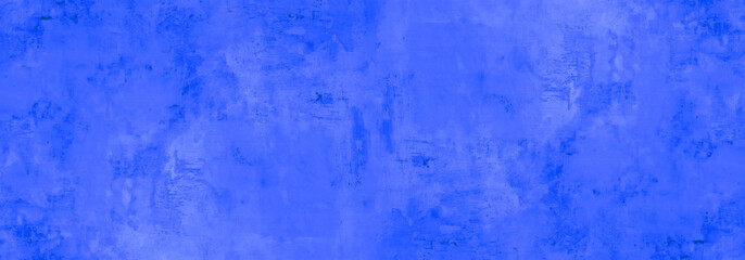 Colorful blue abstract painted watercolor aquarelle paper template design texture background banner panorama