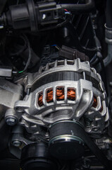 Photo of a car generator.