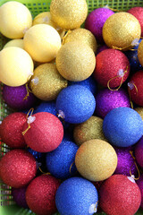 Christmas market.  Christmas decoration. Vietnam.  11.08.2017