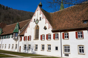 over 900 years old Benedictine monastery in blaubeuren