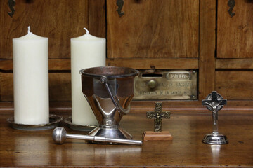 Church sacristy.  France.  22.03.2018