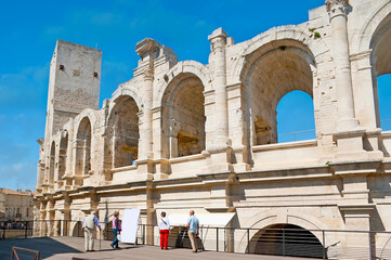 The antique Arena (Amphitheatre) of Arles, France