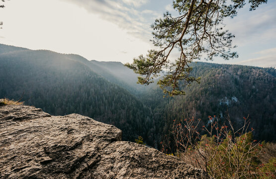 viewpoint called Tomasovsky vyhlad in Slovak Paradise national park.