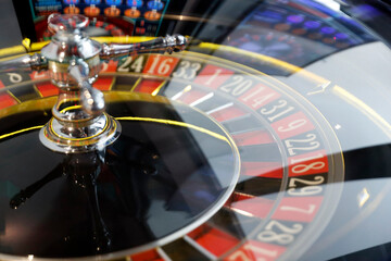 Roulette wheel in a casino.  France. 07.06.2018