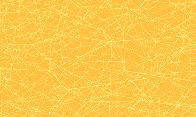 Yellow background with lines and strokes