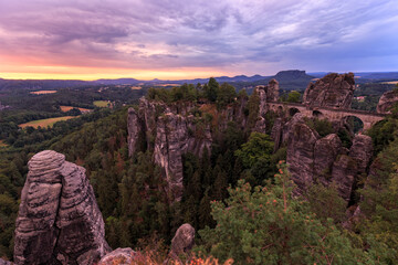 Bastei mit Basteibrücke
